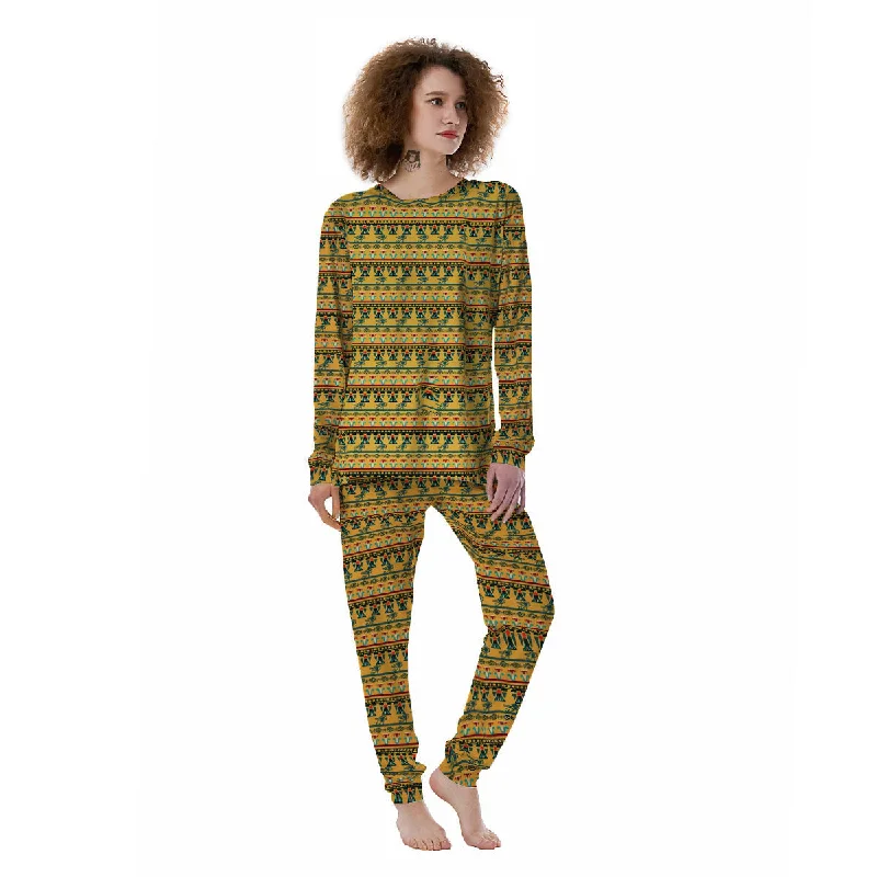 Tribal Egyptian Print Pattern Women's Pajamas Nordstrom pajama sets