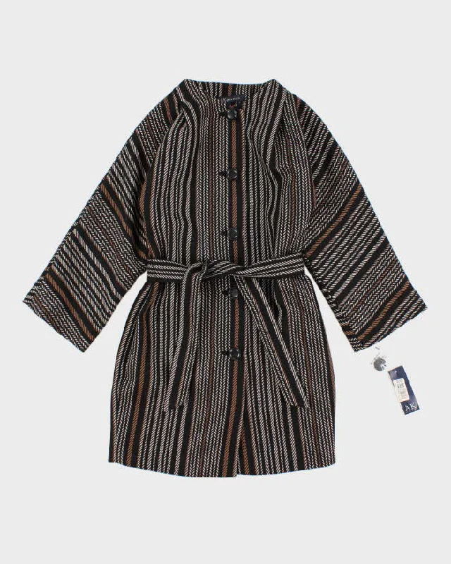 Womens 1990s Black and White Anne Klein Lightweight Coat - S Discounted pajama sets