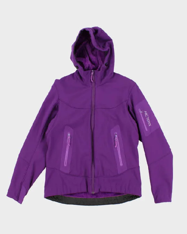 Womens Arc'Teryx Purple Zip Up Hoodie - S Kids' pajama sets