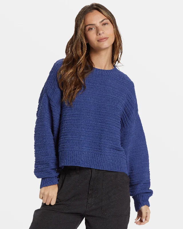 Evie Sweater - I Sea Indigo Luxury sweaters