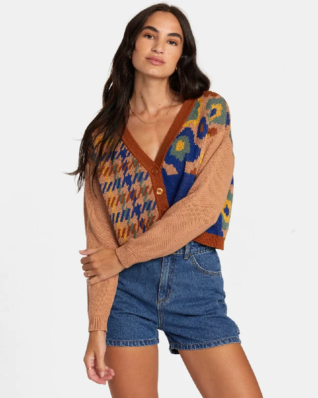 Happy Hour Cardigan - Multi Women's sweaters