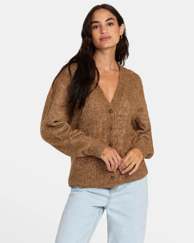 Sweetheart Cardigan - Bronze Spring sweaters