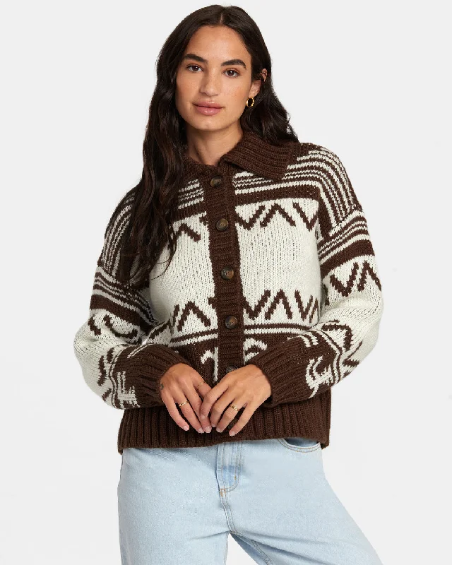 Tidal Cardigan - Java Zara sweaters