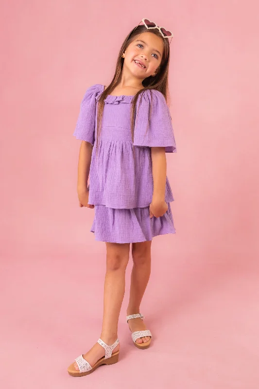 Mini Iris Dress in Lavender - FINAL SALE Graduation mini dresses