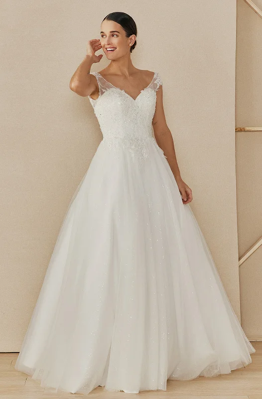 GPW166 Short Wedding Gown