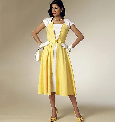 Butterick Vintage Dress B6211 Trendy midi dresses under $50