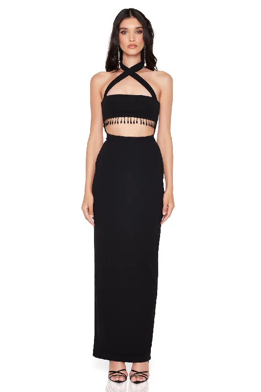 Nookie Chicane Midi Dress - Black Must-have midi dresses for this season