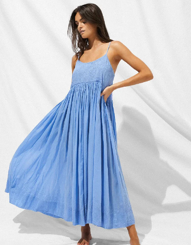 Island Nostalgia Maxi Dress - Cornflower Y2K maxi dresses