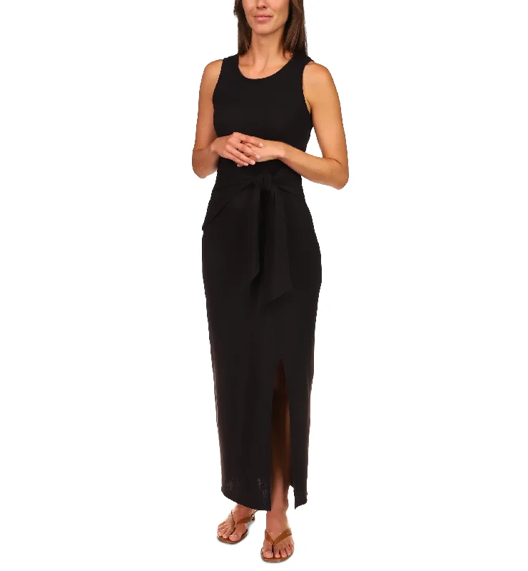 Michael Michael Kors Waffle-Knit Tie-Waist Maxi Dress Lightweight maxi dresses for hot weather