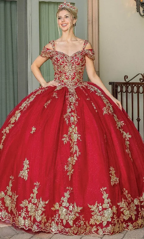 Dancing Queen 1657 - Sequin Embroidered Sweetheart Ballgown Best party dresses for date night