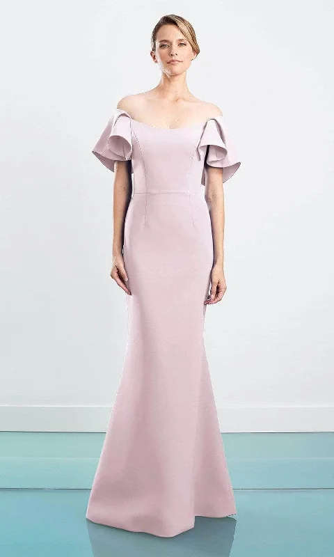 Alexander by Daymor - Flutter Sleeve Off Shoulder Evening Dress 1464 Budget-friendly unclassified dresses