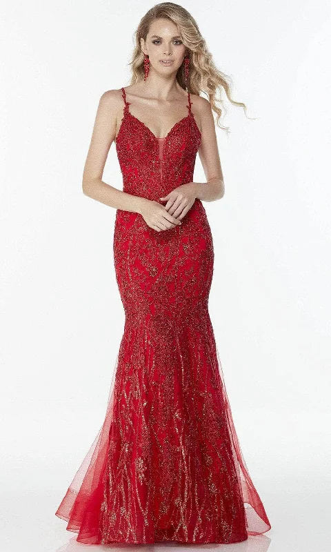 Alyce Paris 61135 - Beaded Sleeveless V-neck Evening Dress Everyday wear unclassified dresses