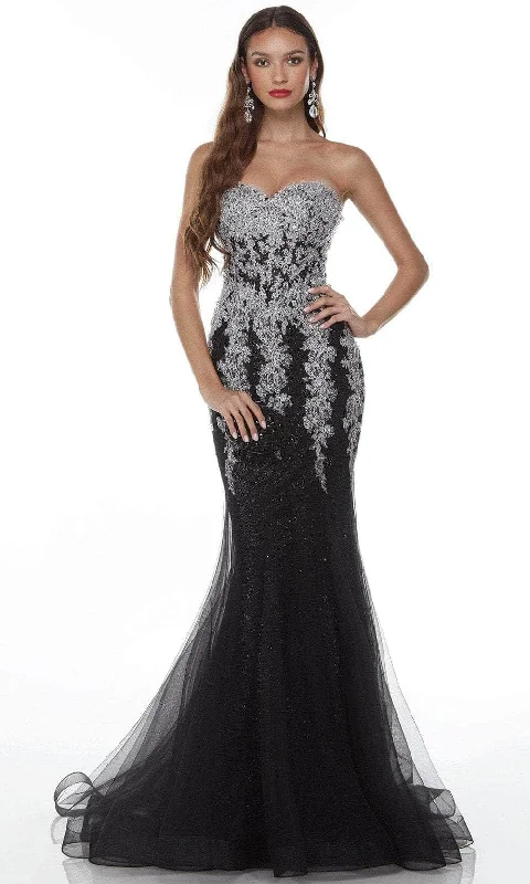 Alyce Paris 61222 - Embellished Strapless Evening Dress Unique unclassified dresses