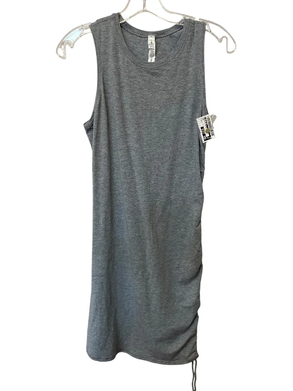 Athletic Dress By Lululemon In Grey, Size: 6 Fashionable unclassified dresses