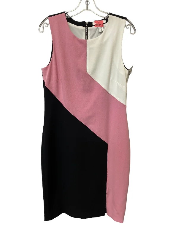 Black & Pink Dress Work White House Black Market, Size 8 Stylish unclassified dresses