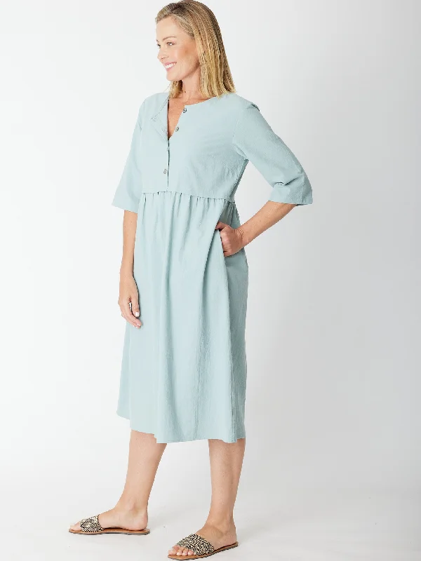 Cotton Collection Prairie Dress - Mint- 30447 High-end unclassified dresses