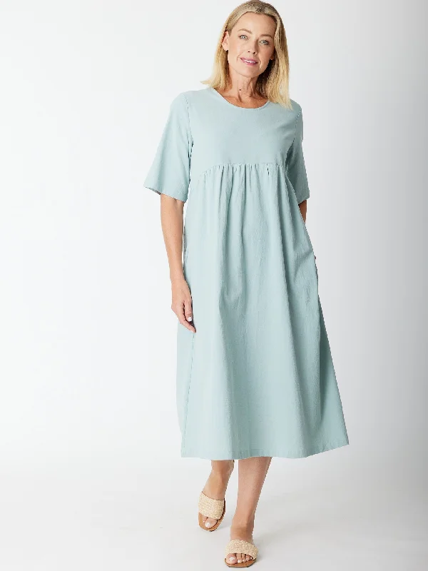 Cotton Pocket Shift Dress - 30446 Mint Popular unclassified dresses