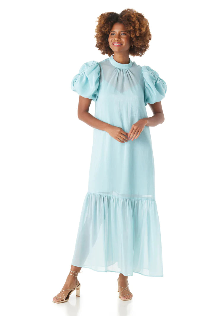 Crosby Loretta Dress - Pool Blue Lightweight unclassified dresses