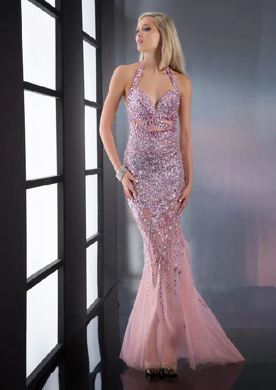 Jasz Couture - 5061 Dress in Pink Y2K unclassified dresses