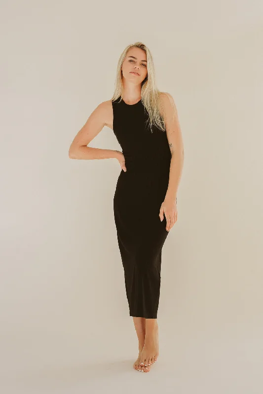 LOOLA RIB DRESS Velvet unclassified dresses