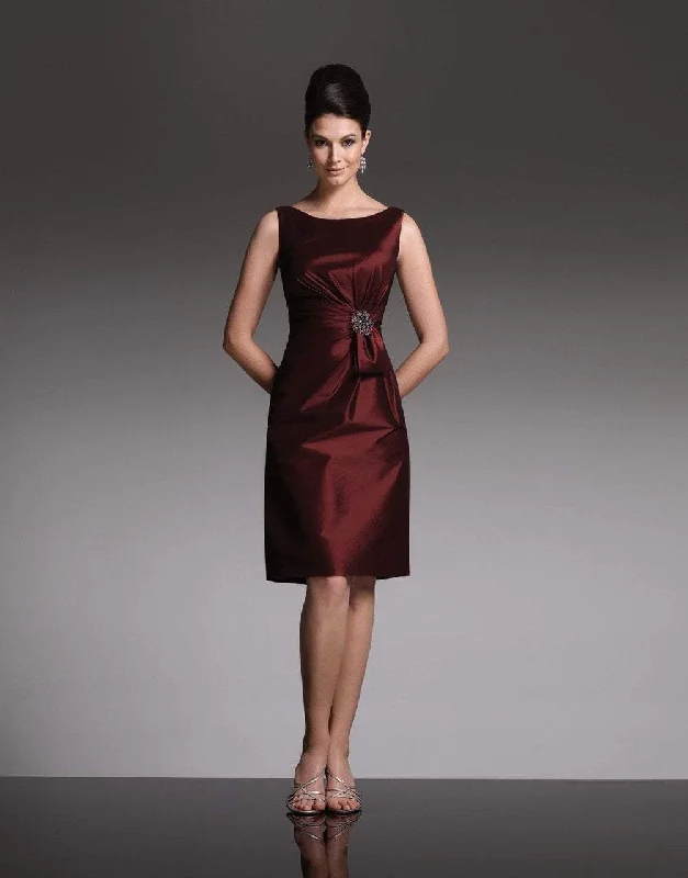 Mon Cheri Bateau Sheath Dress in Wine 28872 Fall unclassified dresses