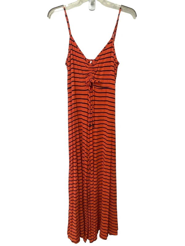 Orange Jumpsuit Anthropologie, Size S High-low unclassified dresses