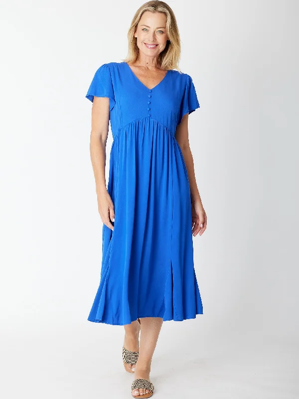 Pebble Core Rayon Dress - Electric 30532 Graduation unclassified dresses