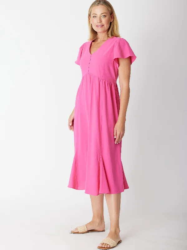 Pebbles Upcycle Dress - Hot Pink - 30527 Boho unclassified dresses