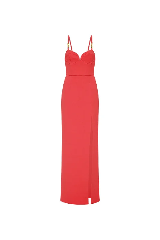 Piero Gown Tangerine Off-shoulder unclassified dresses