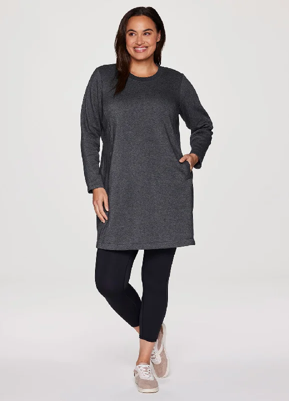 Plus Prime Fleece Crewneck Dress Luxury unclassified dresses