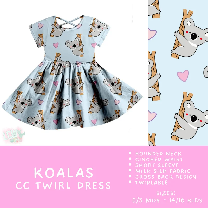 Ready To Ship - Criss Cross Twirl Dresses - Koalas Kids Twirl Criss Cross Dress Striped unclassified dresses