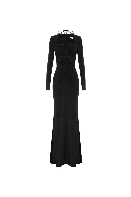 Riccardo Gown Black Minimalist unclassified dresses