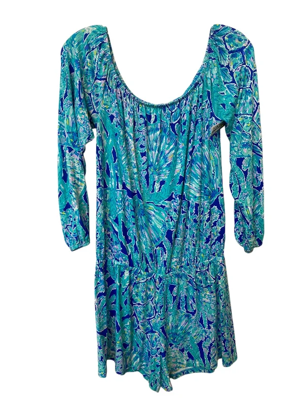 Romper By Lilly Pulitzer In Blue, Size: M High-low unclassified dresses