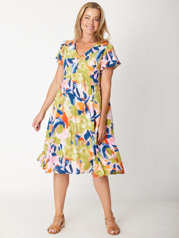 The Flounce Dress - Lime 30818 Plus size unclassified dresses