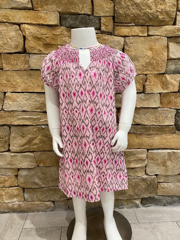 The Michelle Dress in Pink Cotton For Girls Everyday wear unclassified dresses