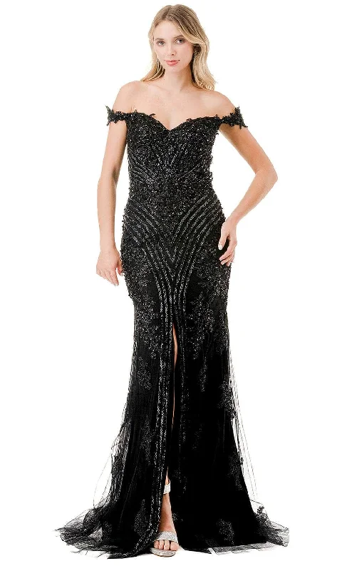 Trevi Collection L2857K - Beaded Applique Sweetheart Evening Gown Gothic unclassified dresses