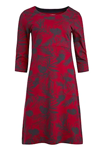 Organic Cotton Printed Jersey Dress Craerry Formal floral dresses