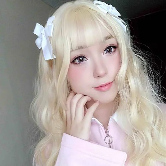 Review For Lolita Long Curly Cosplay Wig YV1178 Maxi Skirt Style