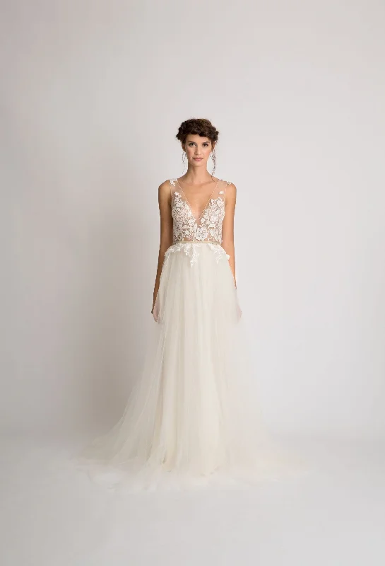 Alexandra Grecco ISLA with tulle Tulle Lace Dress