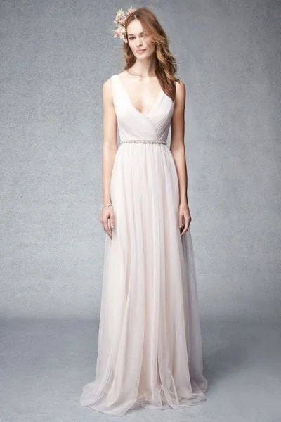 Other MONIQUE LHUILLIER BRIDESMAIDS Muti-tone Tulle Gown Short Tulle Dress