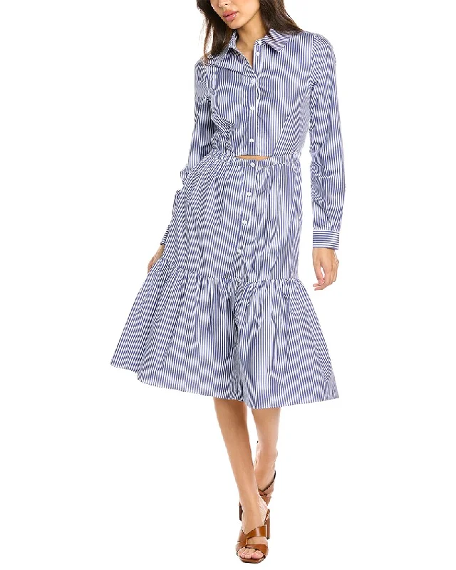 Linden Street Studio Cutout Shirtdress Day Shirt Dress