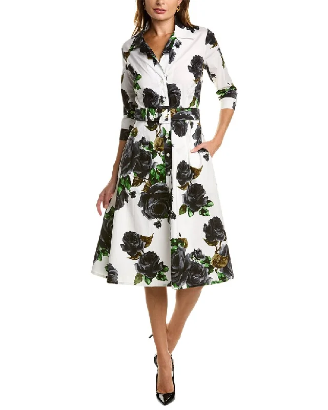 Samantha Sung Abel Shirtdress Sexy Shirt Dress