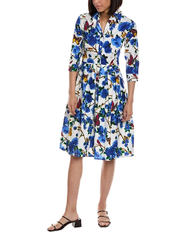 Samantha Sung Audrey Shirtdress Shirt Dress Trend