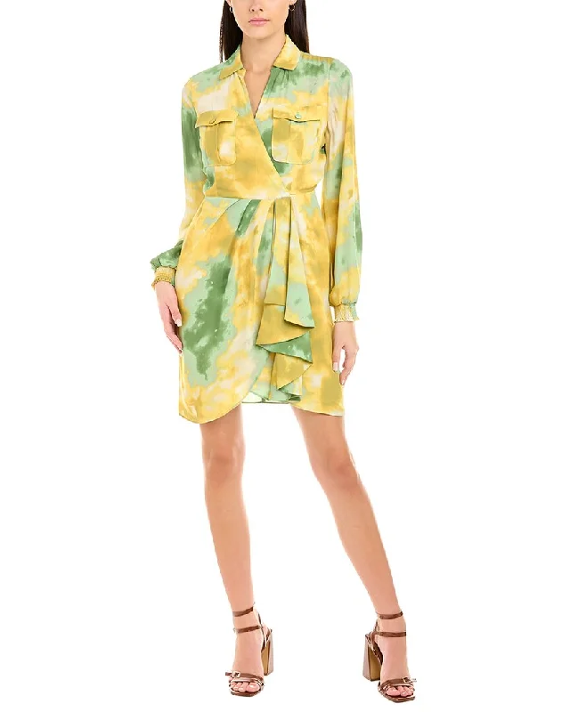 Toccin Sarong Shirtdress High-Waisted Shirt Dress